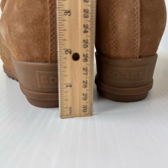Sorel Evie suede lace up wedge shoe boots womens size 11 - Picture 9 of 14